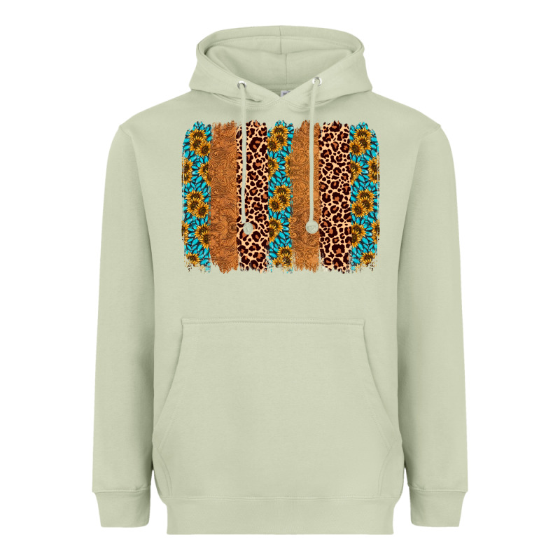 Leopard Gemstone Brushstroke Heavyweight Hoodie by AdoDesignShop | Teevron