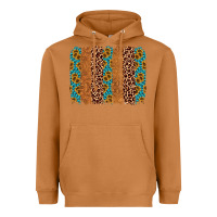 Meerkat leopard gemstone brushstroke Heavyweight Hoodie - AdoDesignShop