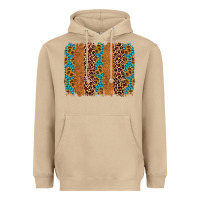 Mushroom leopard gemstone brushstroke Heavyweight Hoodie - AdoDesignShop