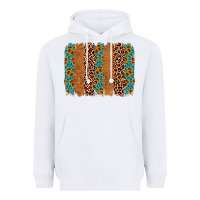 White leopard gemstone brushstroke Heavyweight Hoodie - AdoDesignShop