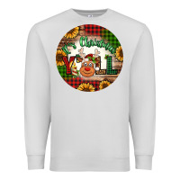 Dove Grey it's Christmas y'all reindeer Christmas Premium Sweatshirt - Jasminsmagicworld