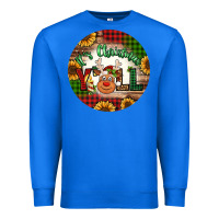 True Royal it's Christmas y'all reindeer Christmas Premium Sweatshirt - Jasminsmagicworld