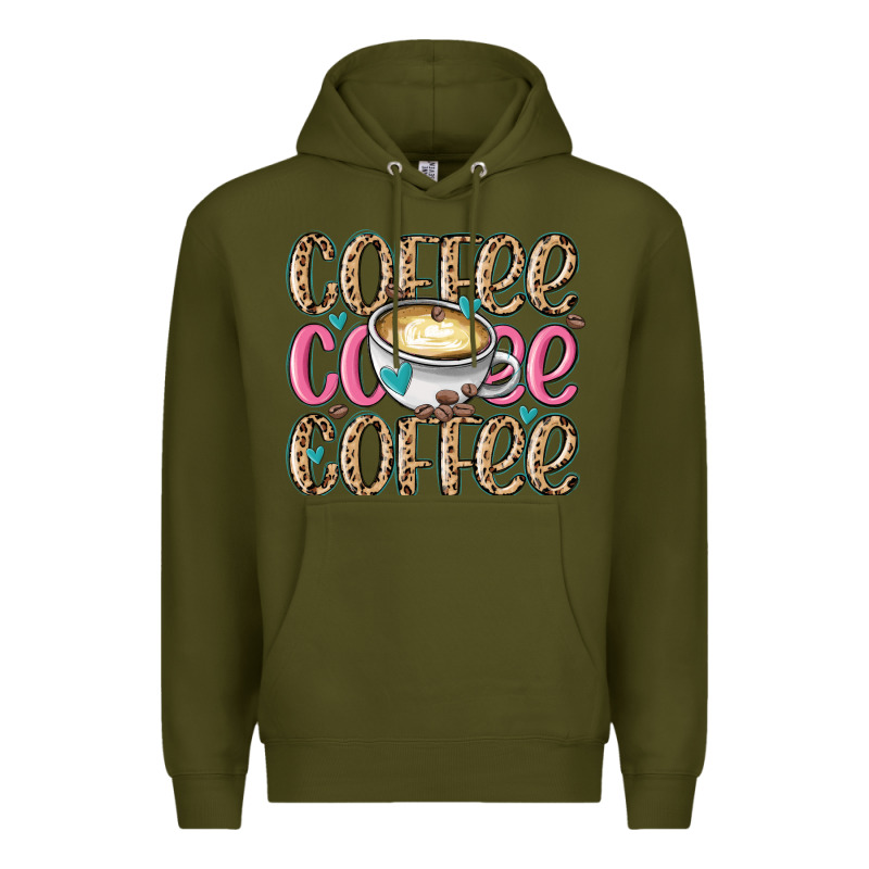 Coffee Coffee Coffee Premium Hoodie by MaliasSmallBusiness | Teevron
