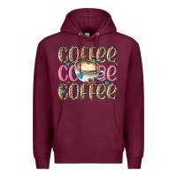 Burgundy coffee coffee coffee Premium Hoodie - MaliasSmallBusiness