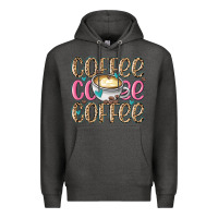 Charcoal Heather coffee coffee coffee Premium Hoodie - MaliasSmallBusiness
