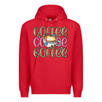 Red coffee coffee coffee Premium Hoodie - MaliasSmallBusiness