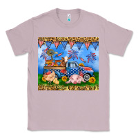 Lilac America farm animals truck 20oz skinny tumbler Classic Tee - Neo Western