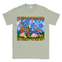 America Farm Animals Truck 20oz Skinny Tumbler Classic Tee | Teevron