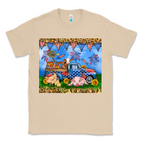 Mushroom America farm animals truck 20oz skinny tumbler Classic Tee - Neo Western
