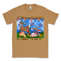 Toasted Coconut America farm animals truck 20oz skinny tumbler Classic Tee - Neo Western