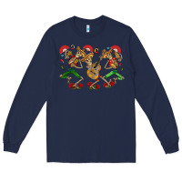 Navy mexican skeletons Long Sleeve Tee - CTS Tumbler Store
