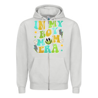 Dove Grey in my boy mom era Zipper Hoodie - JahusDesignShop