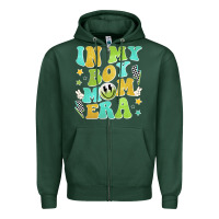 Sports Green in my boy mom era Zipper Hoodie - JahusDesignShop