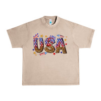 French Oak usa 4th of july bw Urban Heavy Tee - texasbilliewilder