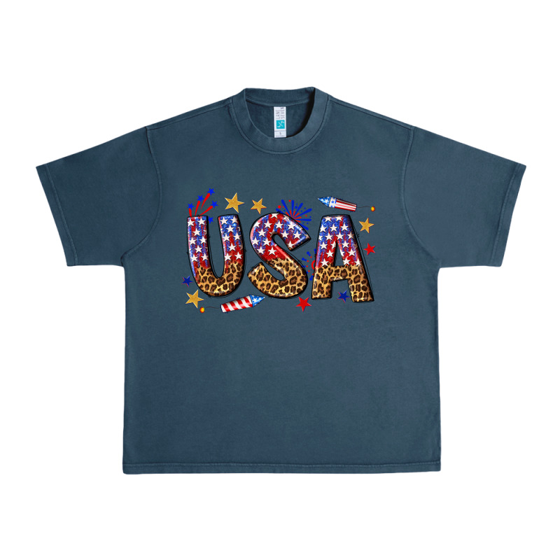 Usa 4th Of July Bw Urban Heavy Tee by texasbilliewilder | Teevron