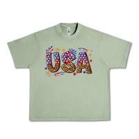 Oil Green usa 4th of july bw Urban Heavy Tee - texasbilliewilder