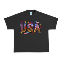 Pigment Black usa 4th of july bw Urban Heavy Tee - texasbilliewilder