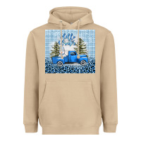 Mushroom hello winter snowman truck Heavyweight Hoodie - AdoDesignShop
