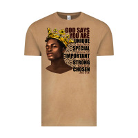 Vintage Camel afro man god says you are Vintage Tee - texasbilliewilder