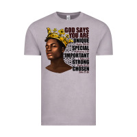 Afro Man God Says You Are Vintage Tee | Teevron