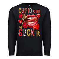 Black cupid can suck it Premium Sweatshirt - NancyCooperArtShop
