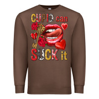 Chestnut cupid can suck it Premium Sweatshirt - NancyCooperArtShop
