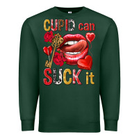 Sports Green cupid can suck it Premium Sweatshirt - NancyCooperArtShop