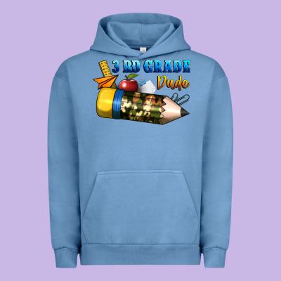 3 Rd Grade Dude Urban Hoodie Designed By Bundleandbundleshop