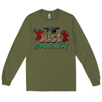 Army Green just graduated Long Sleeve Tee - Zillion Design Studio