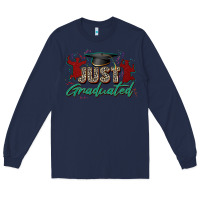 Navy just graduated Long Sleeve Tee - Zillion Design Studio