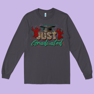 Just Graduated Long Sleeve Tee Designed By Zillion Design Studio