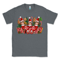 Charcoal Heather Christmas girl elfs Classic Tee - FaDigitalArtStudio