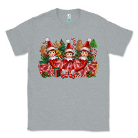 Heather Grey Christmas girl elfs Classic Tee - FaDigitalArtStudio