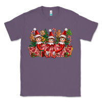 Lavender Christmas girl elfs Classic Tee - FaDigitalArtStudio