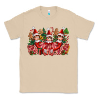 Mushroom Christmas girl elfs Classic Tee - FaDigitalArtStudio