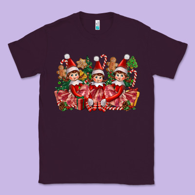 Christmas Girl Elfs Classic Tee Designed By Fadigitalartstudio