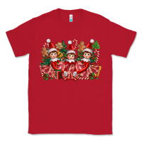 Red Christmas girl elfs Classic Tee - FaDigitalArtStudio
