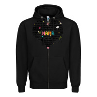Black spanish mothers day Zipper Hoodie - JahusDesignShop