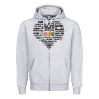 Heather Grey spanish mothers day Zipper Hoodie - JahusDesignShop