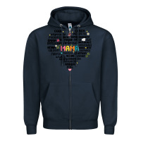 Navy spanish mothers day Zipper Hoodie - JahusDesignShop