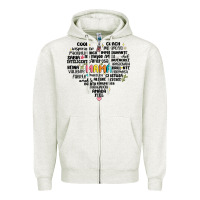 Oatmeal Heather spanish mothers day Zipper Hoodie - JahusDesignShop