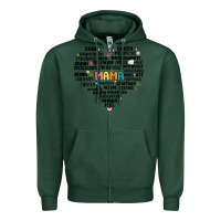 Sports Green spanish mothers day Zipper Hoodie - JahusDesignShop