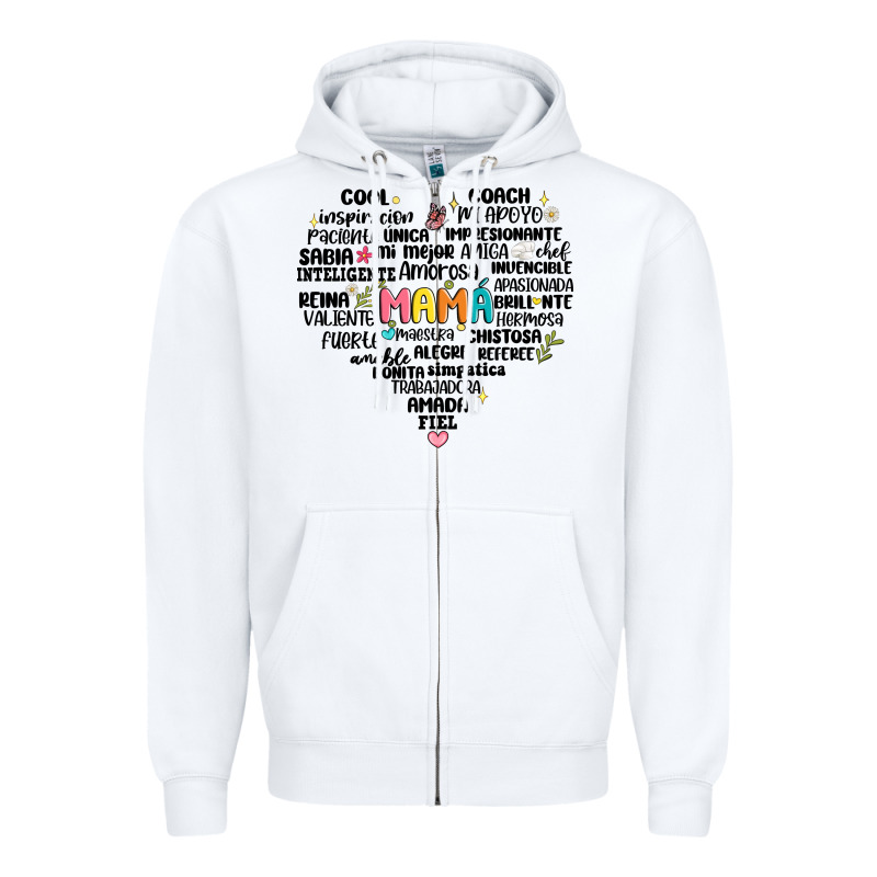 Spanish Mothers Day Zipper Hoodie by JahusDesignShop | Teevron