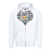 White spanish mothers day Zipper Hoodie - JahusDesignShop