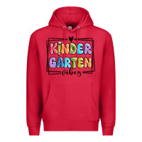 Cardinal kinder garten vibes Premium Hoodie - MaliasSmallBusiness