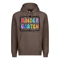 Coffee kinder garten vibes Premium Hoodie - MaliasSmallBusiness