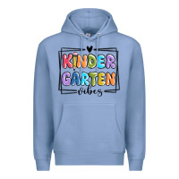 Colony Blue kinder garten vibes Premium Hoodie - MaliasSmallBusiness