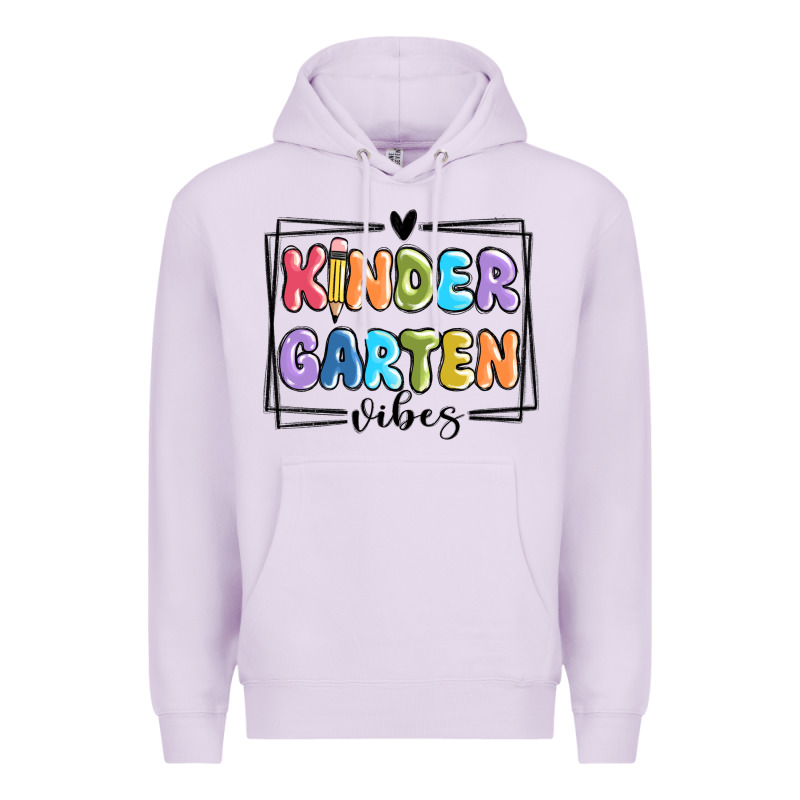 Kinder Garten Vibes Premium Hoodie by MaliasSmallBusiness | Teevron