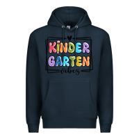 Navy kinder garten vibes Premium Hoodie - MaliasSmallBusiness