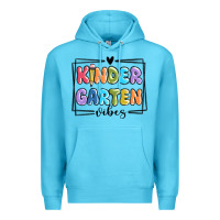 Ocean Blue kinder garten vibes Premium Hoodie - MaliasSmallBusiness